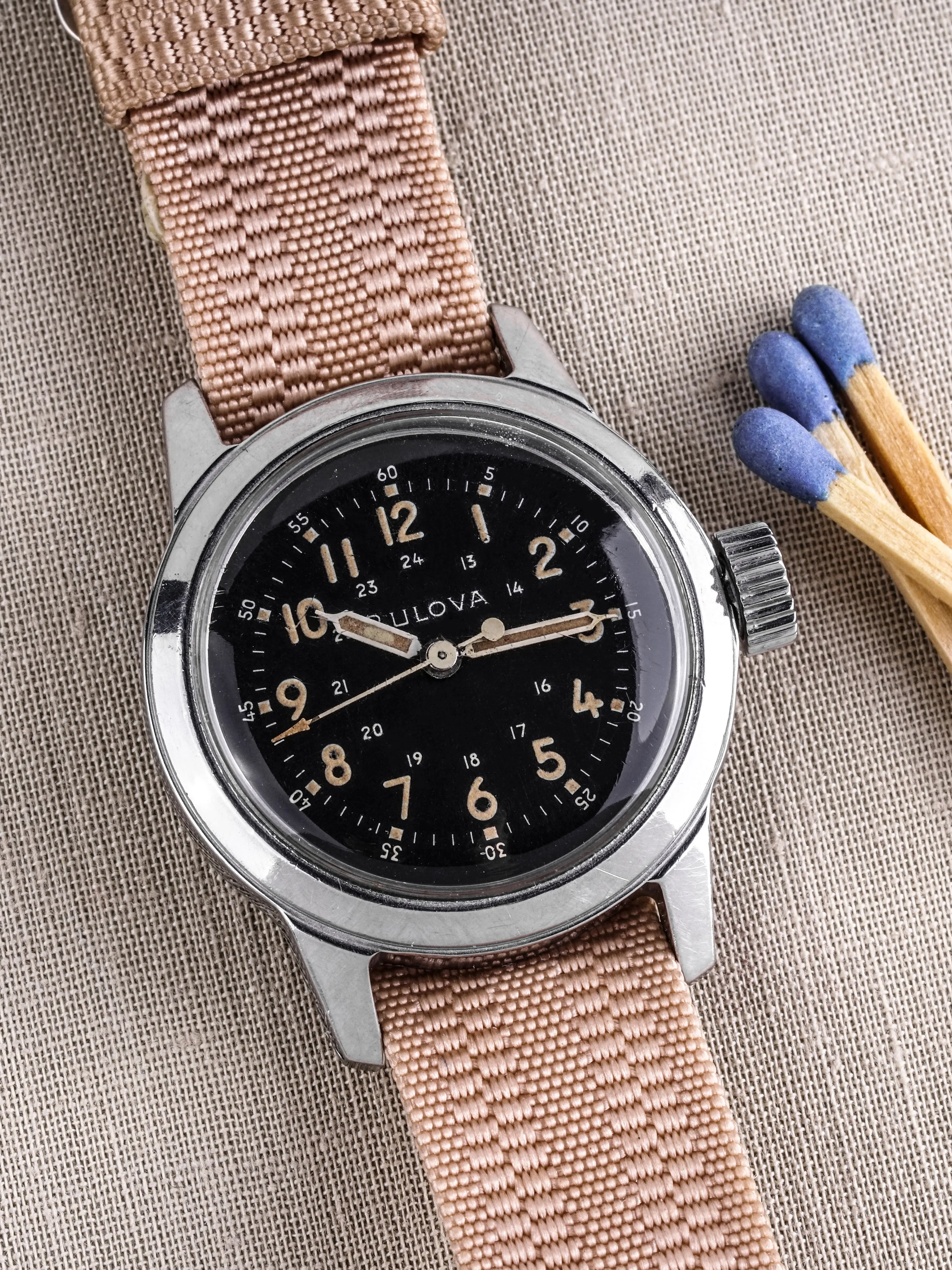 1950s Bulova Type A17A U.S Military Navigator
