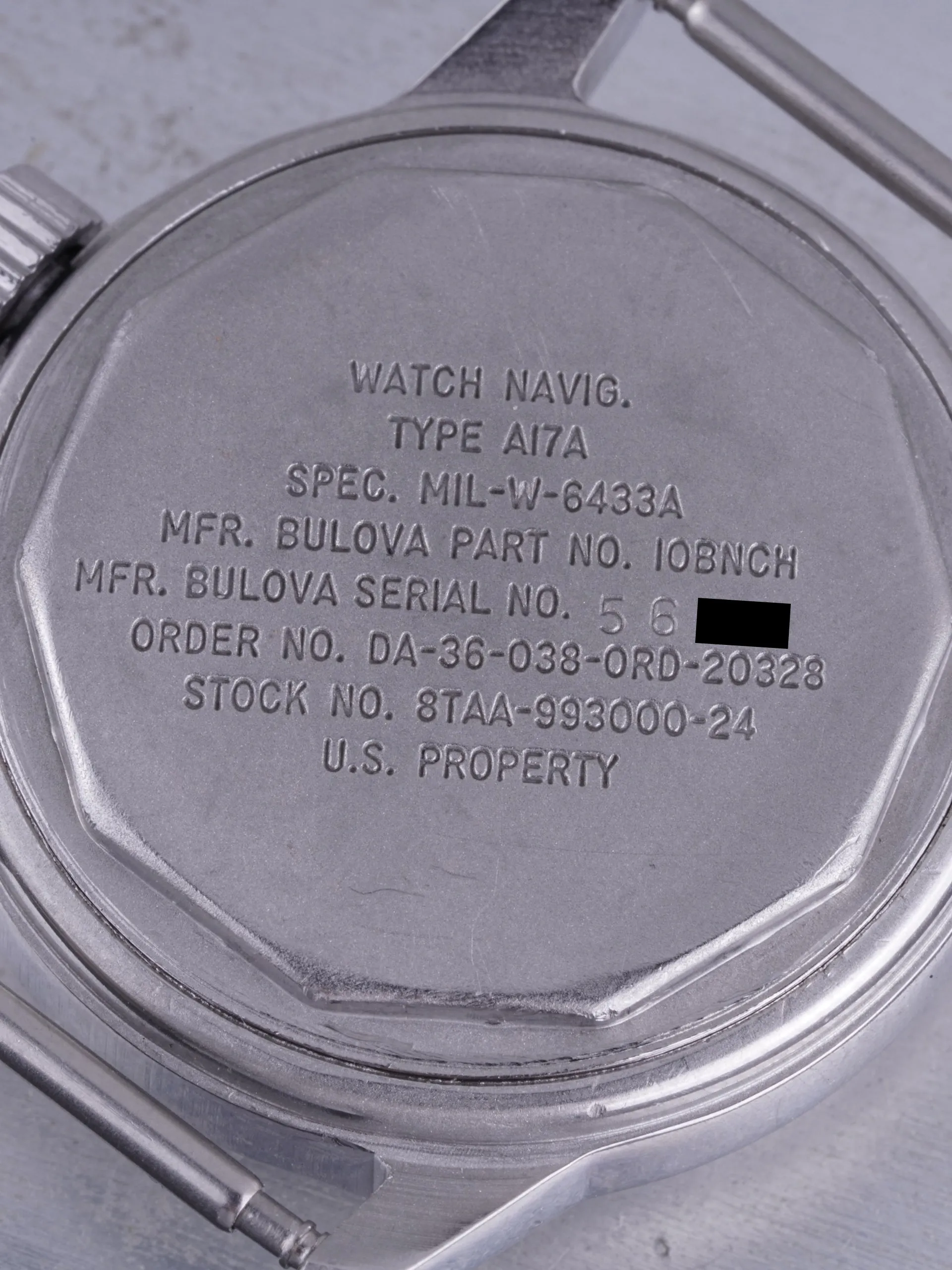 1950s Bulova Type A17A U.S Military Navigator