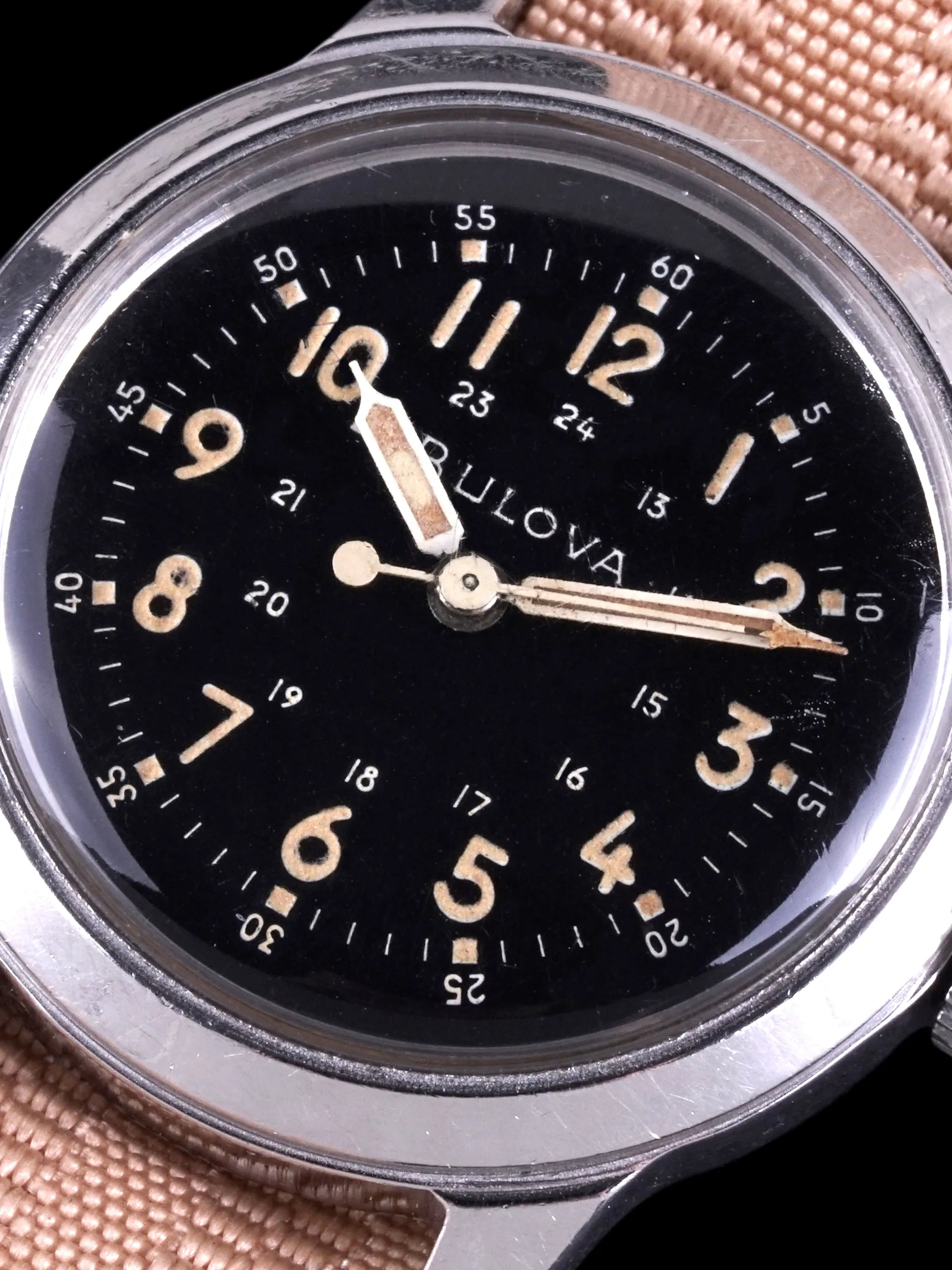 1950s Bulova Type A17A U.S Military Navigator