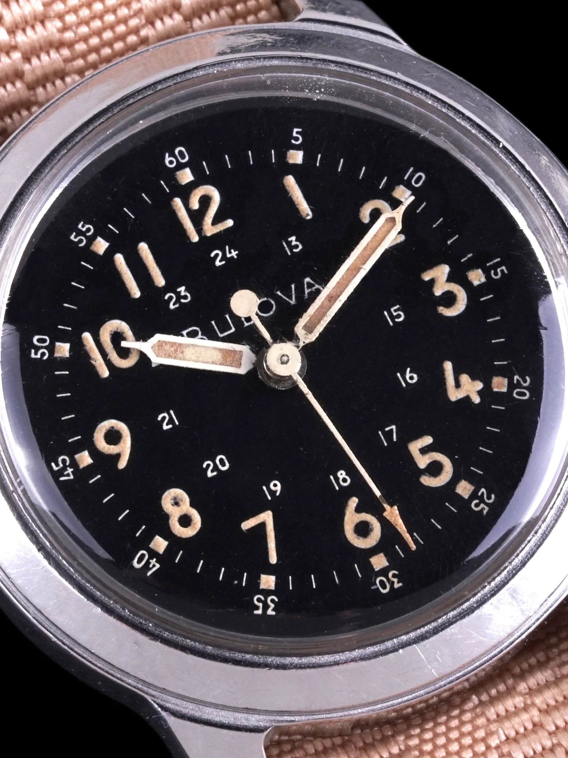 1950s Bulova Type A17A U.S Military Navigator