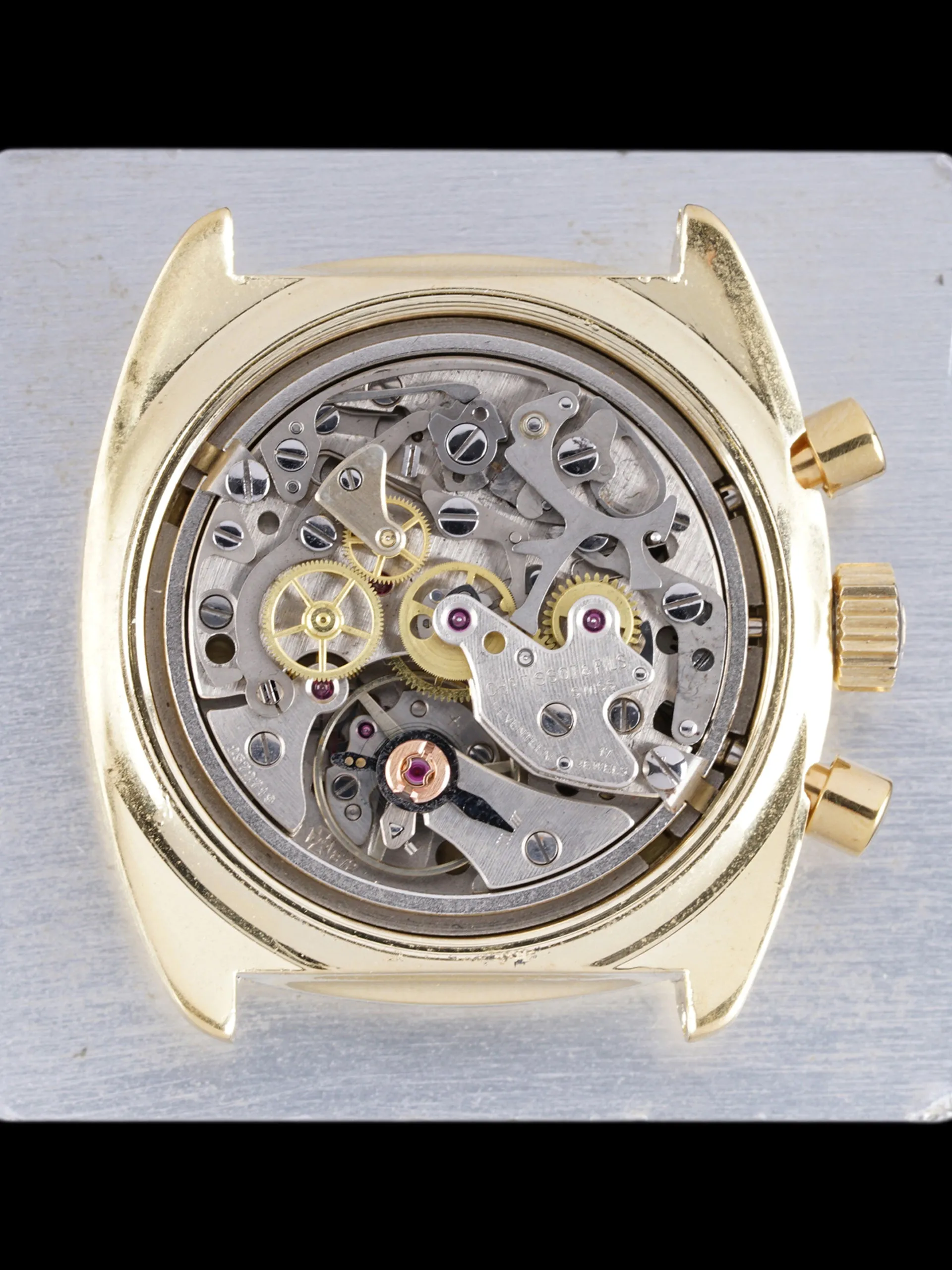 1960s Tissot-Omega Navigator Chronograph (Ref. 40521) "Gold Plated"