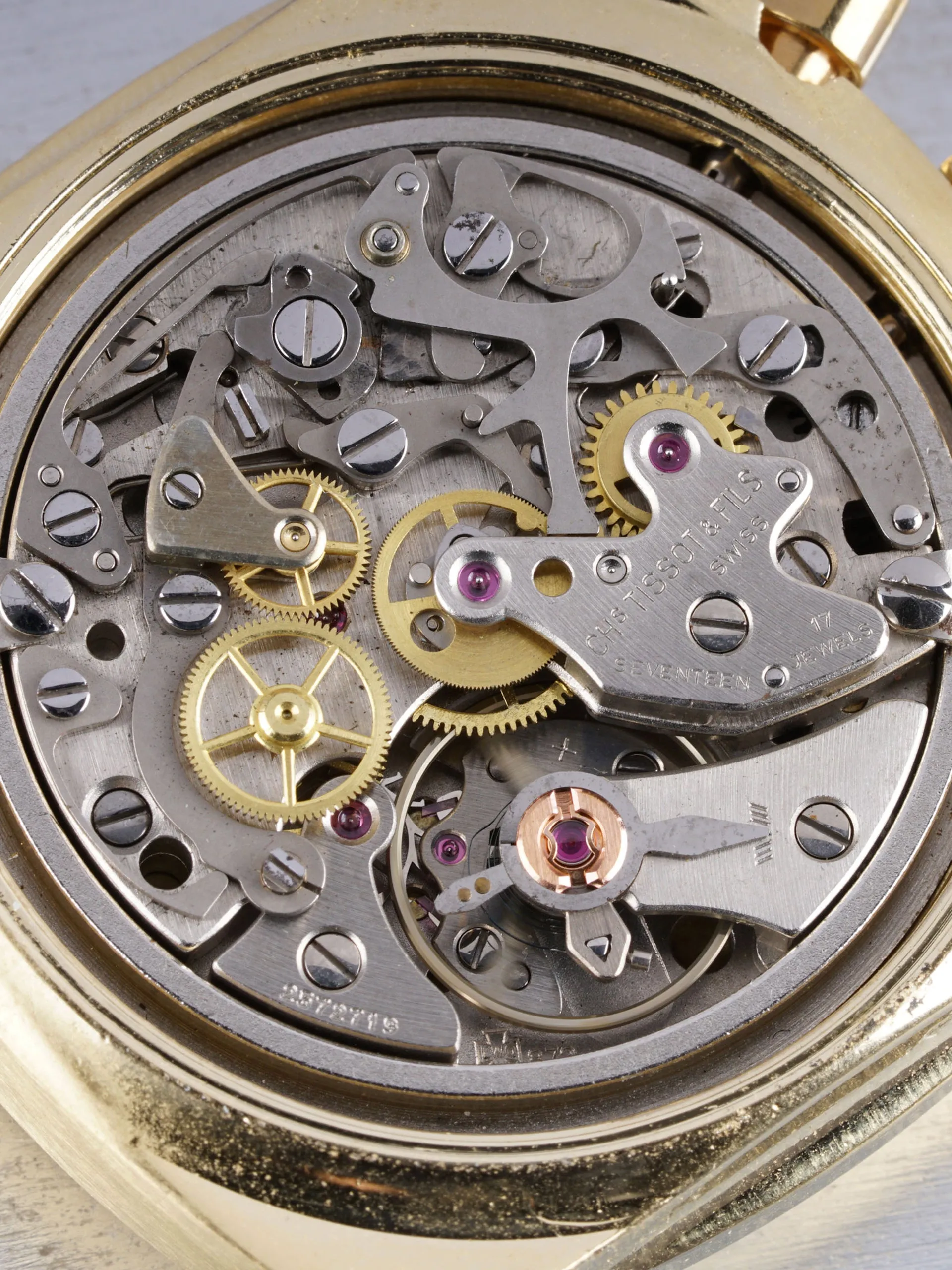 1960s Tissot-Omega Navigator Chronograph (Ref. 40521) "Gold Plated"