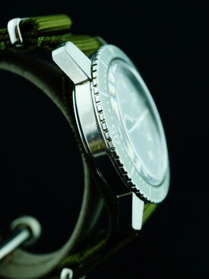 1973 LEMANIA Cal. 1872  Military Pilots Chronograph (South African Air Force)