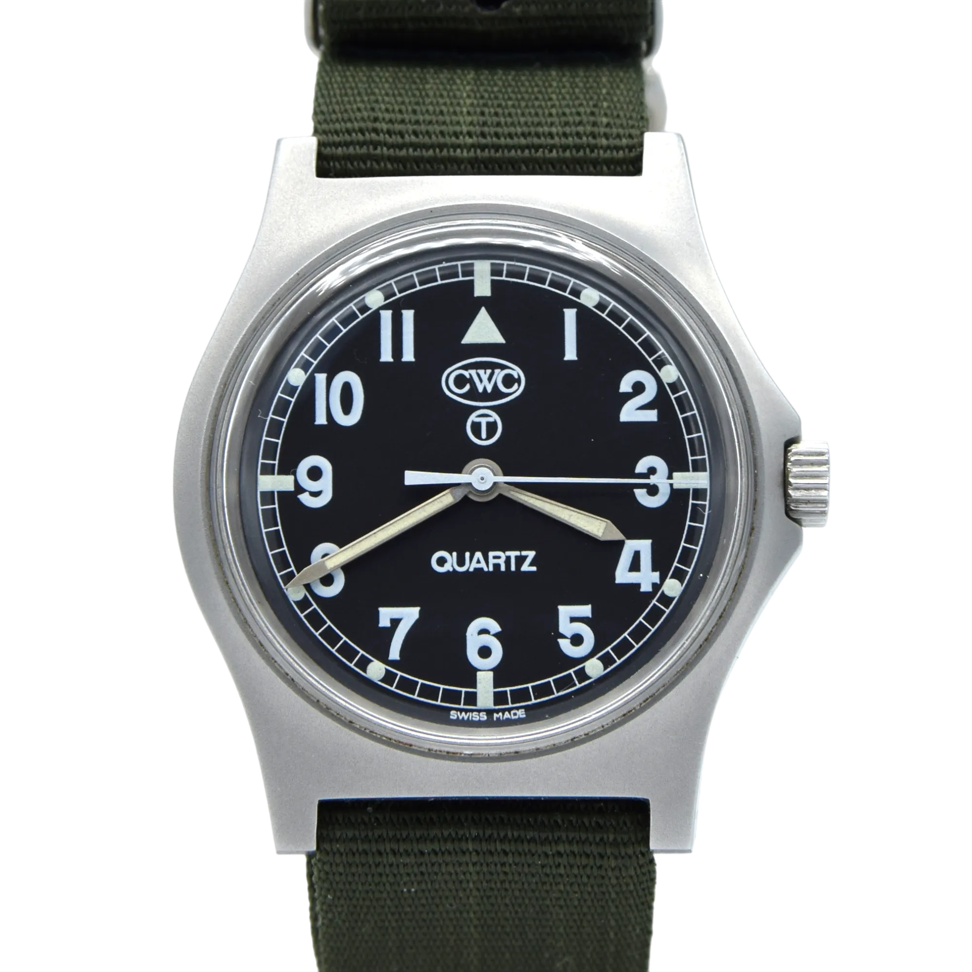 1989 CWC 0552/6645-99 5415317 Unused British Royal Navy Issue Quartz Wristwatch with Hacking Seconds