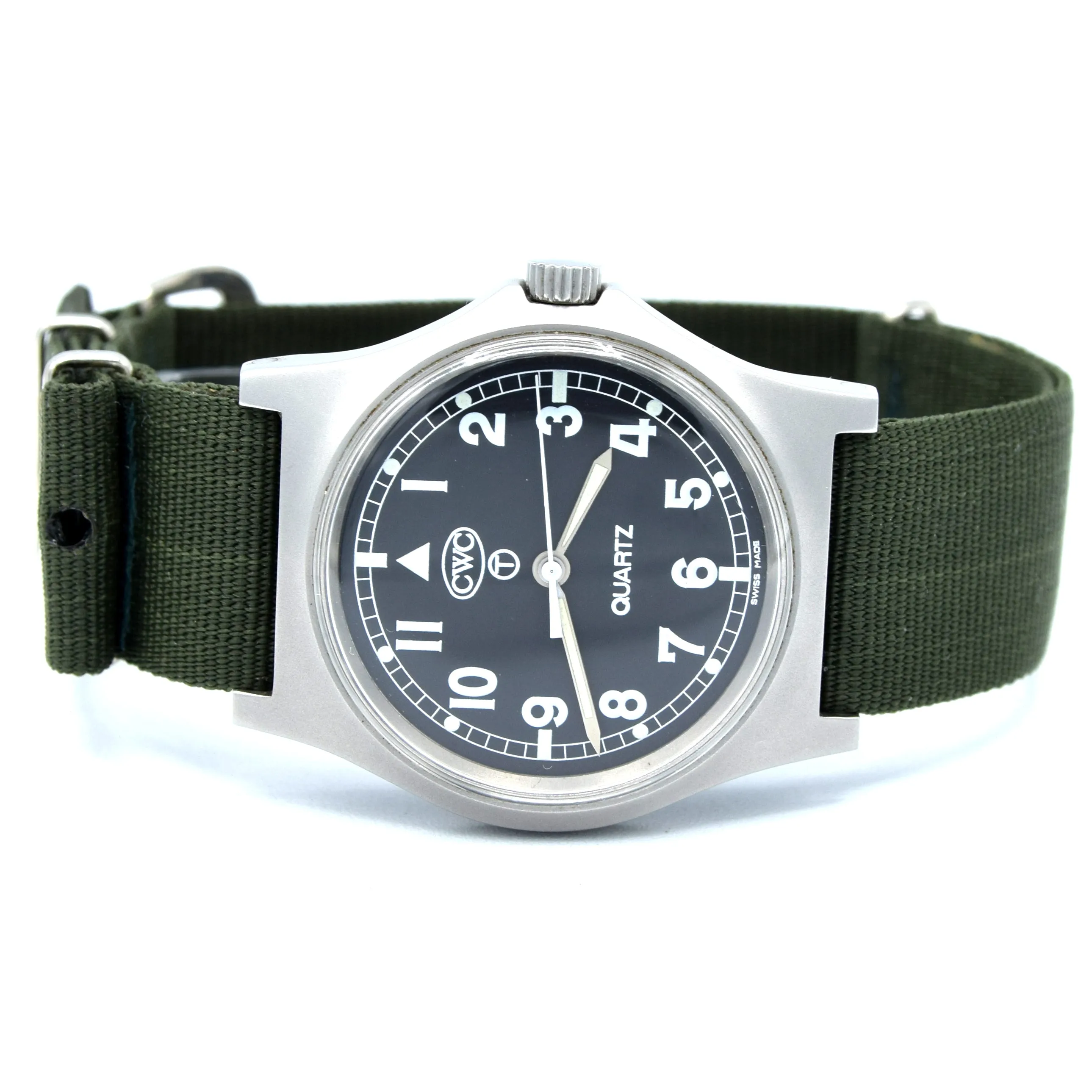 1989 CWC 0552/6645-99 5415317 Unused British Royal Navy Issue Quartz Wristwatch with Hacking Seconds