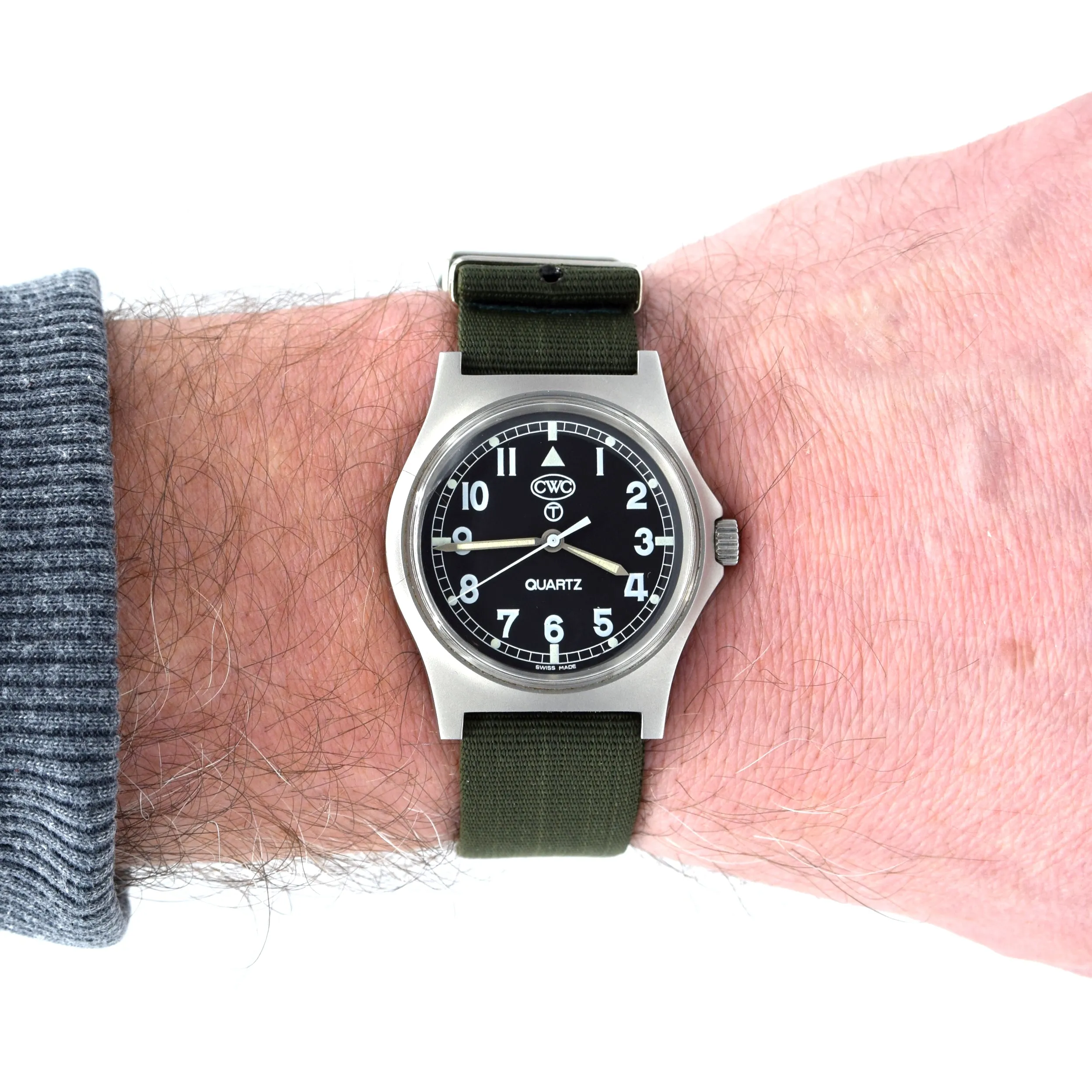 1989 CWC 0552/6645-99 5415317 Unused British Royal Navy Issue Quartz Wristwatch with Hacking Seconds
