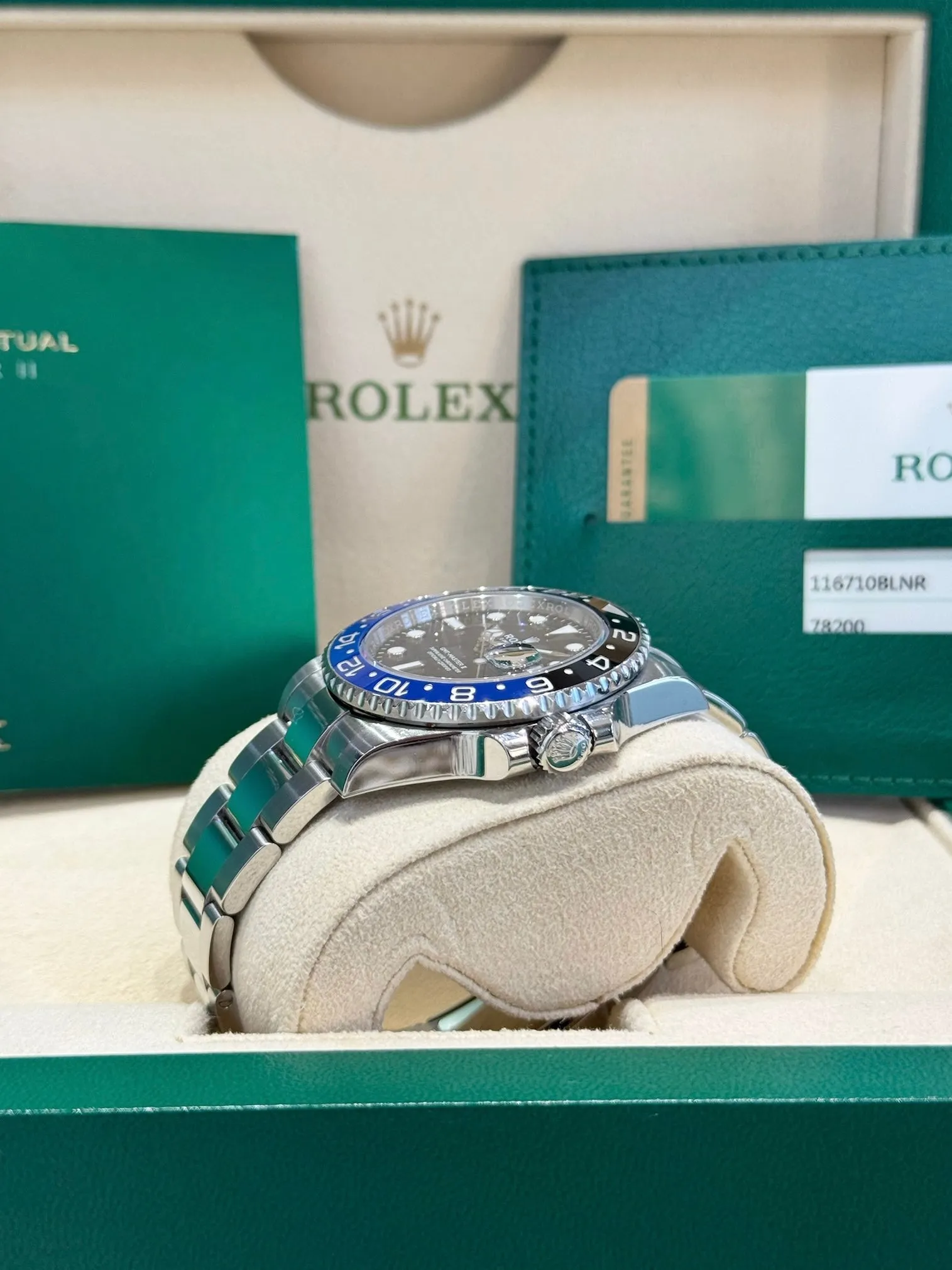 2017 Rolex GMT-Master II Batman 116710BLNR