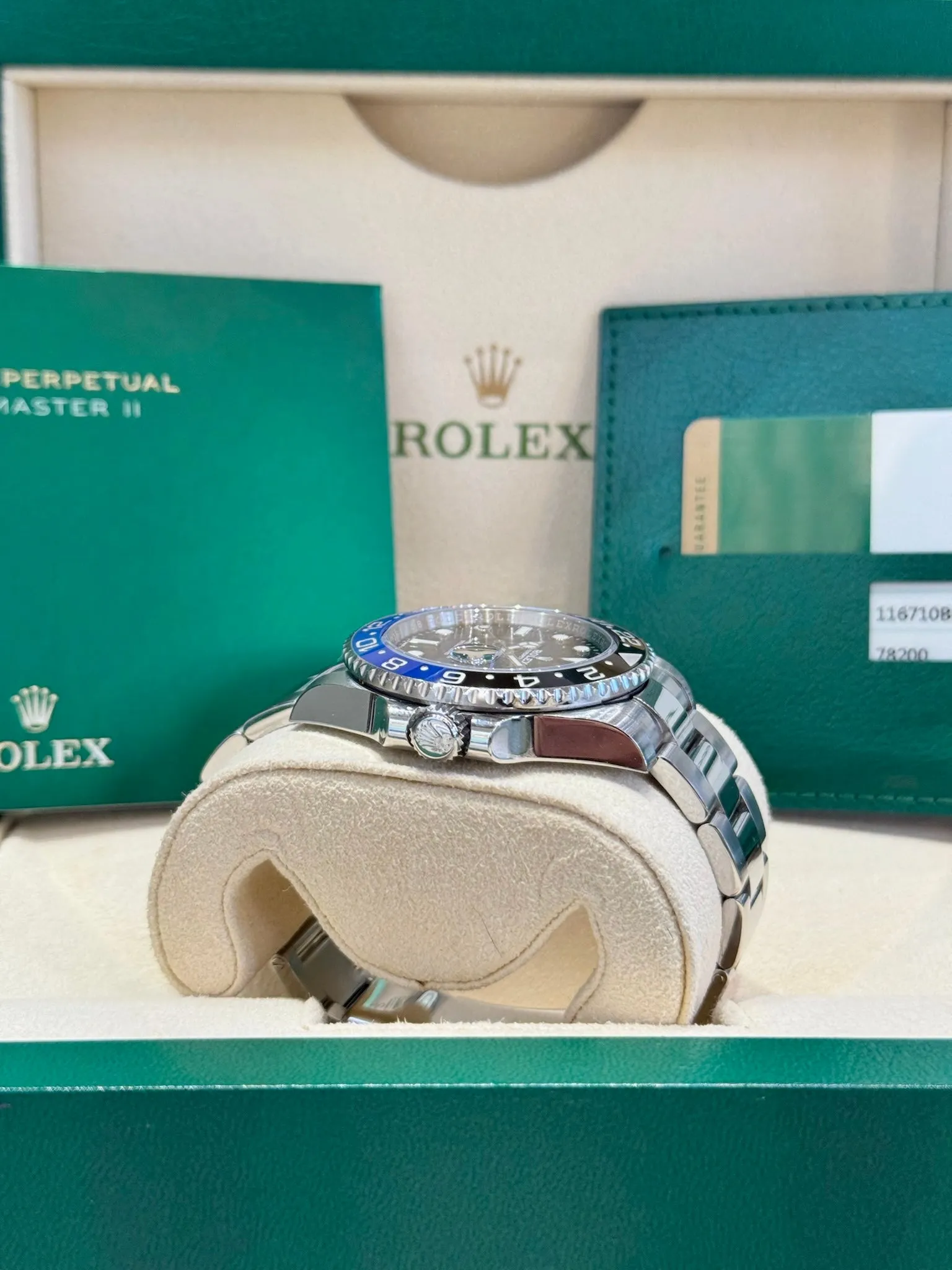 2017 Rolex GMT-Master II Batman 116710BLNR