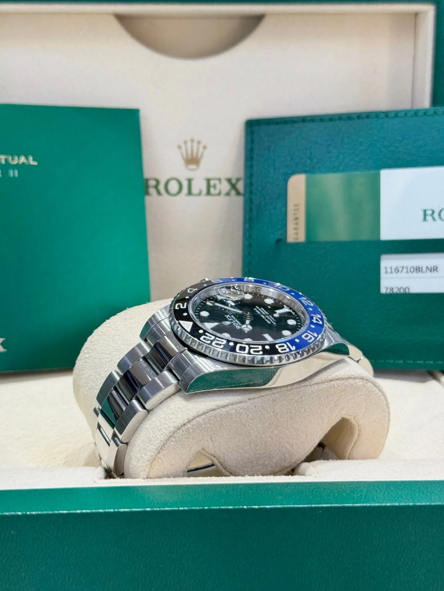 2017 Rolex GMT-Master II Batman 116710BLNR