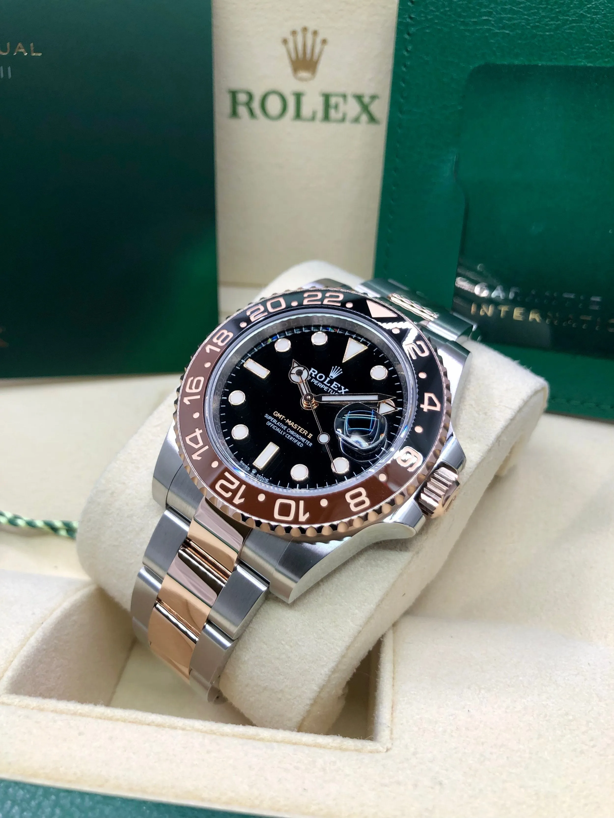 2022 Rolex GMT-Master II Rootbeer 126711CHNR