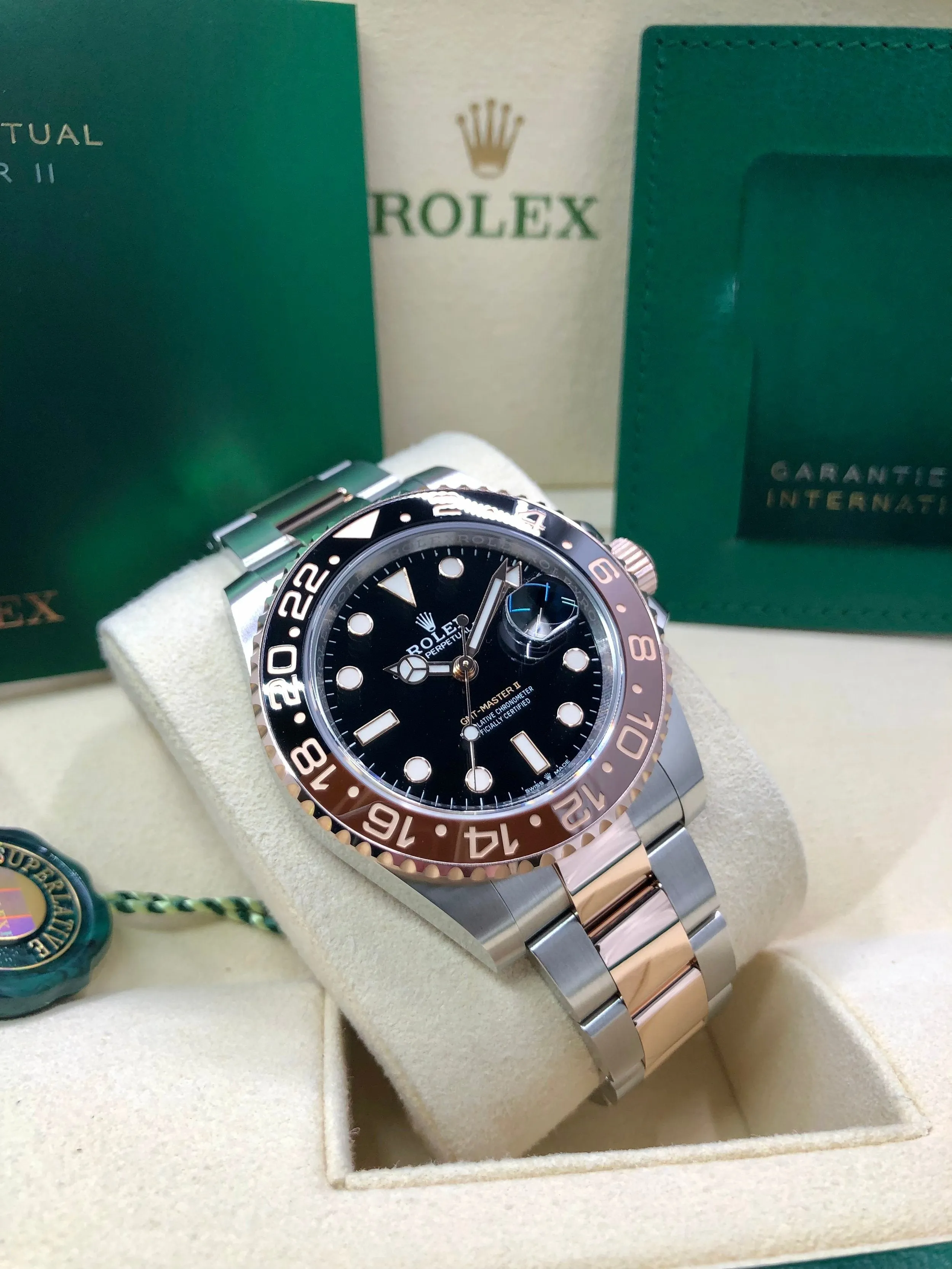 2022 Rolex GMT-Master II Rootbeer 126711CHNR