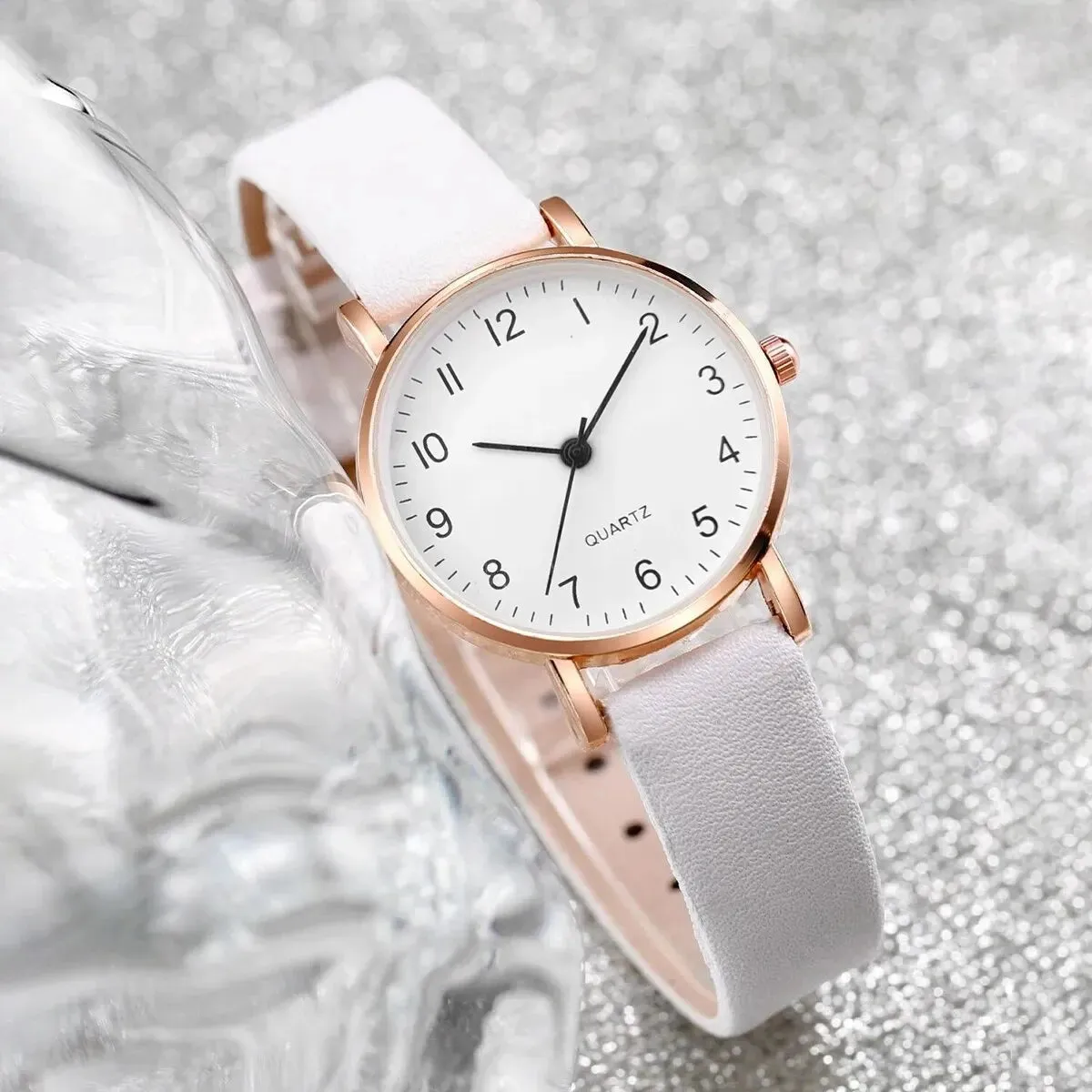 4 Piece Casual Quartz Watch Jewelry Set