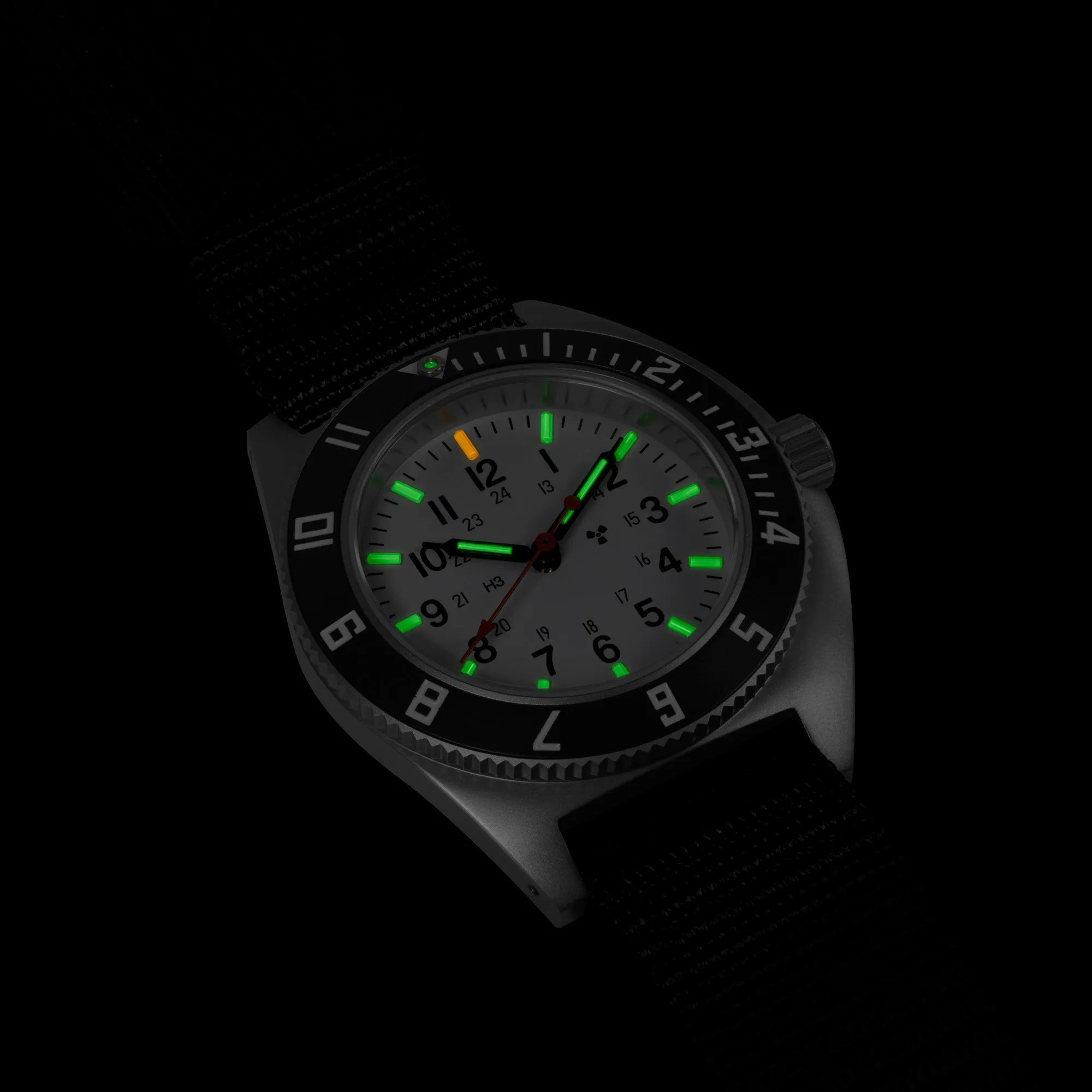41mm Arctic Steel Navigator (SSNAV) on Ballistic Nylon