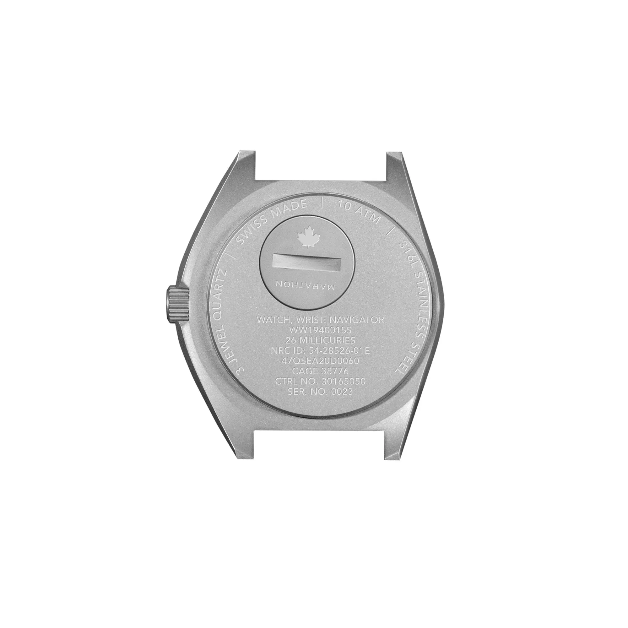 41mm Arctic Steel Navigator (SSNAV) on Ballistic Nylon