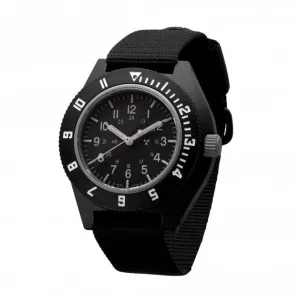 41mm Black Pilot's Navigator Ballistic Nylon Watch