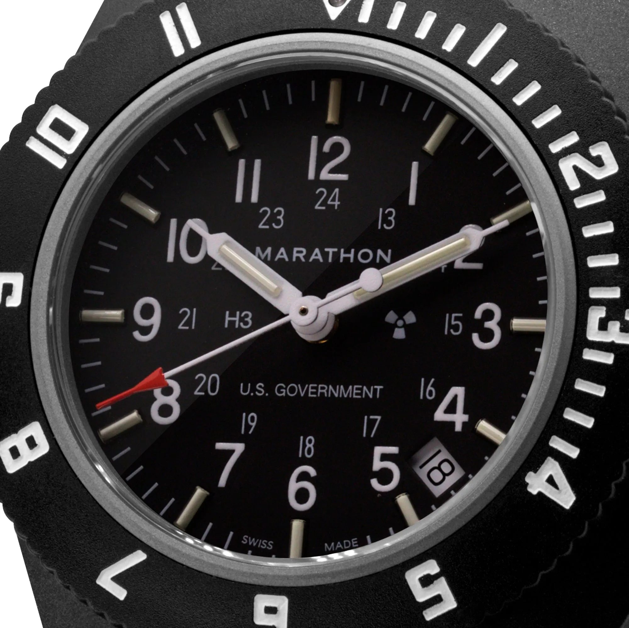 41mm Black Pilot's Navigator with Date (Quartz)