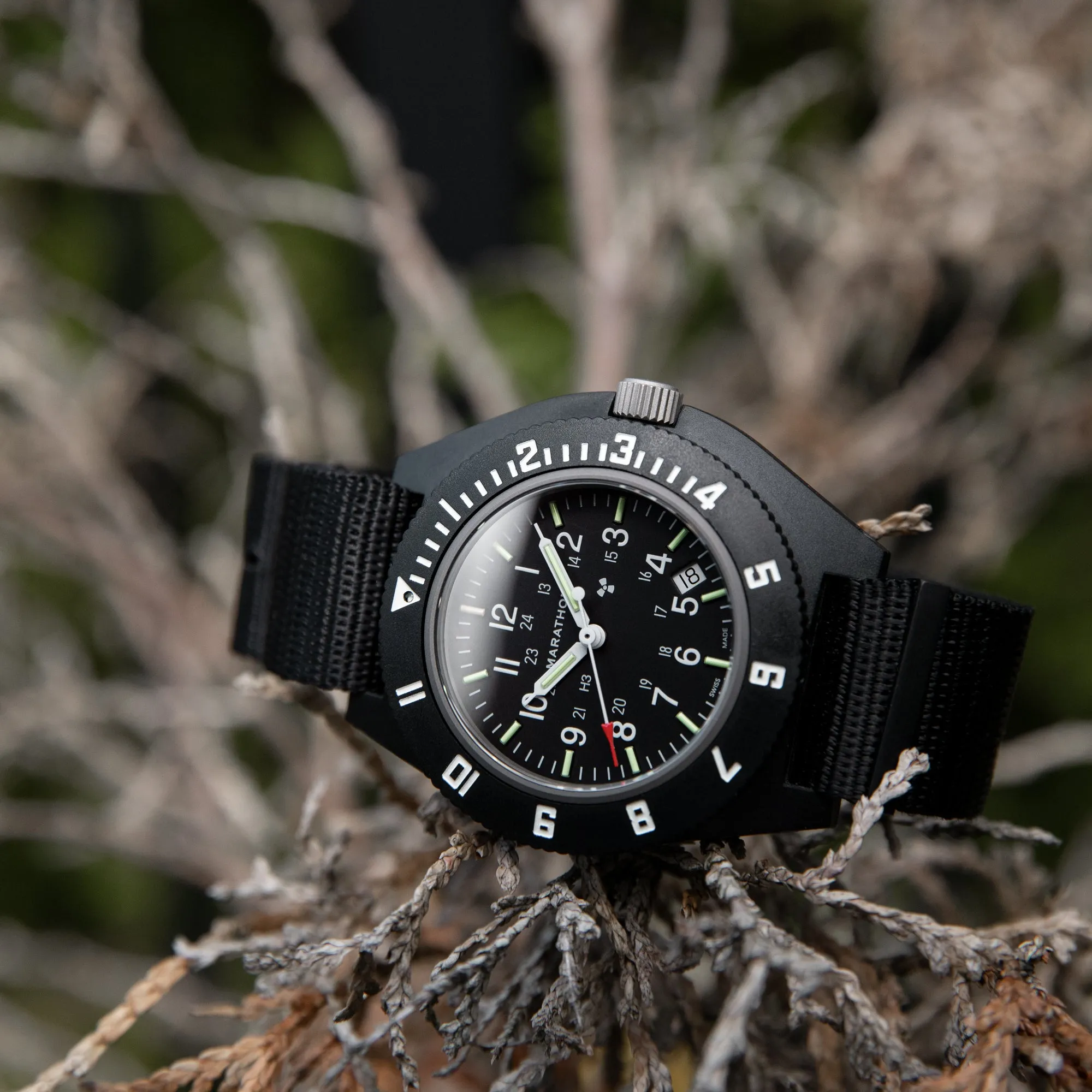 41mm Black Pilot's Navigator with Date