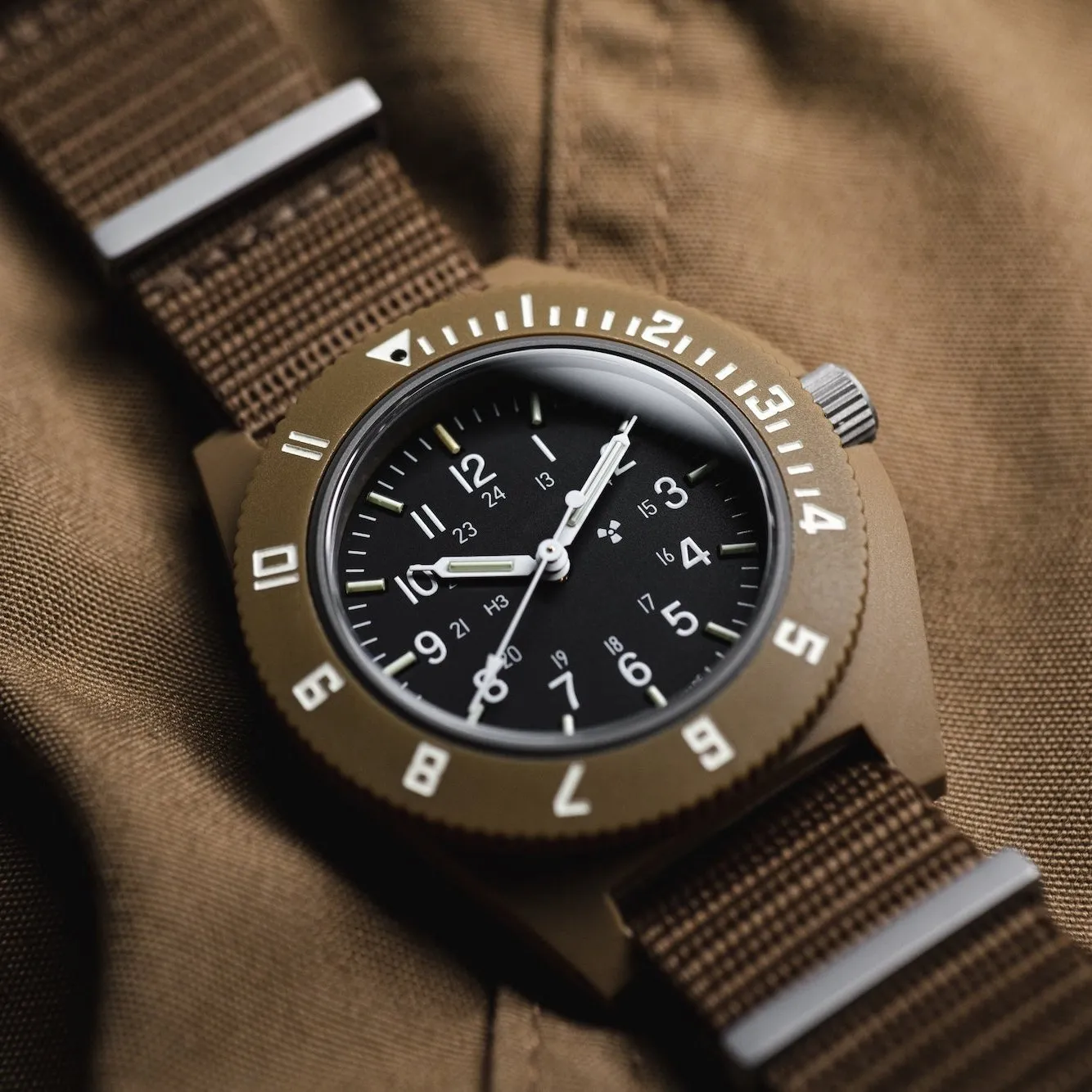 41mm Desert Tan Pilot's Navigator (Quartz)