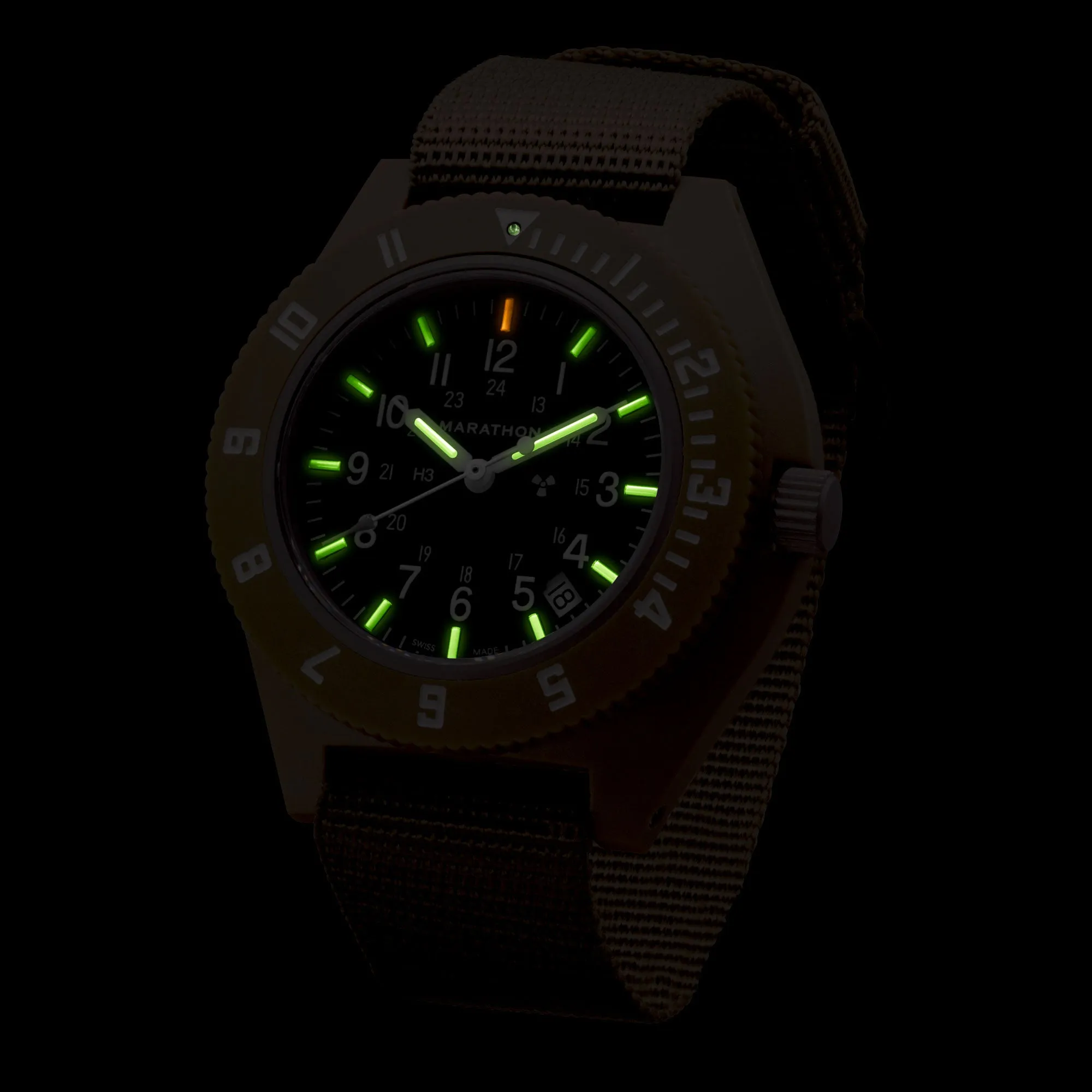 41mm Desert Tan Pilot's Navigator with Date