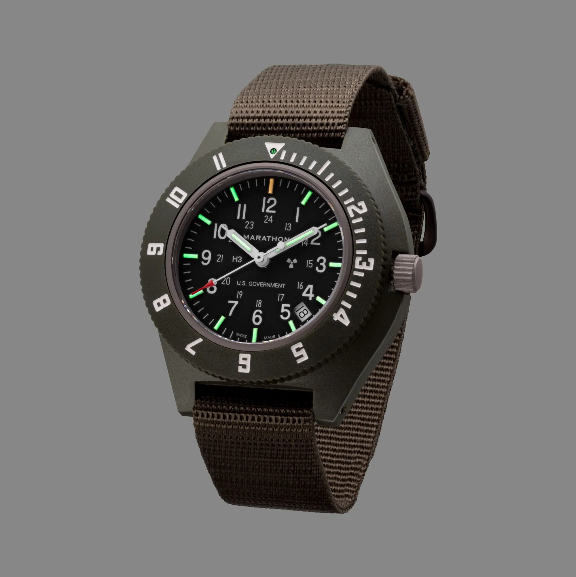 41mm Sage Green Pilot's Navigator with Date (Quartz)