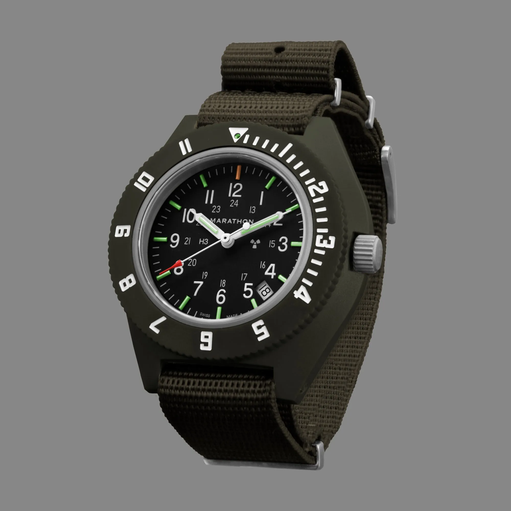 41mm Sage Green Pilot's Navigator with Date