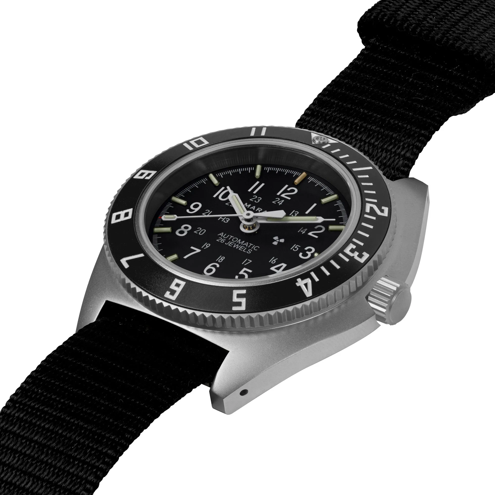 41mm Steel Navigator w/ Date Automatic (SSNAV-D AUTO) on Ballistic Nylon