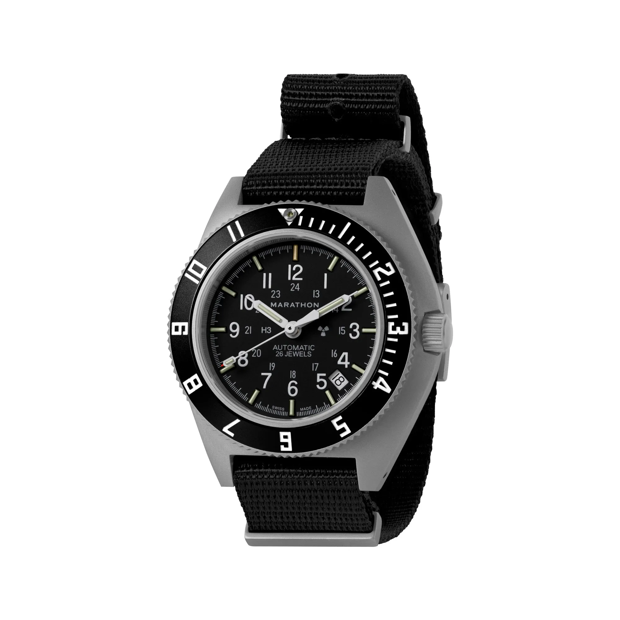 41mm Steel Navigator w/ Date Automatic (SSNAV-D AUTO) on Nylon DEFSTAN