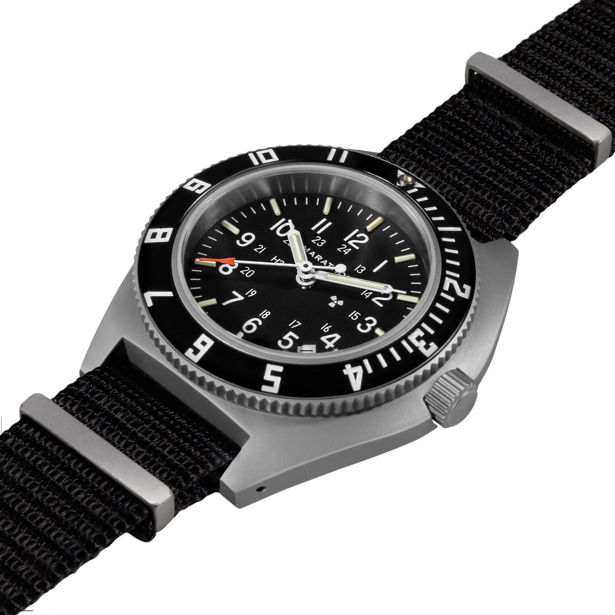 41mm Steel Navigator w/ Date (SSNAV-D) on Nylon DEFSTAN