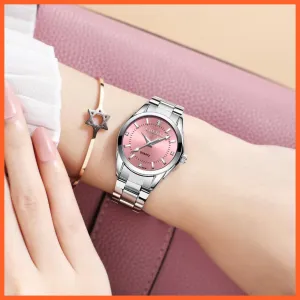 6 Fashion Colors Luxury Women'S Casual Watches | Luxury Waterproof Watch Women Rhinestone Wristwatches