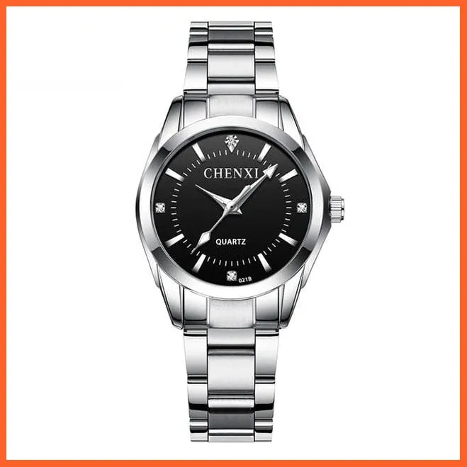 6 Fashion Colors Luxury Women'S Casual Watches | Luxury Waterproof Watch Women Rhinestone Wristwatches