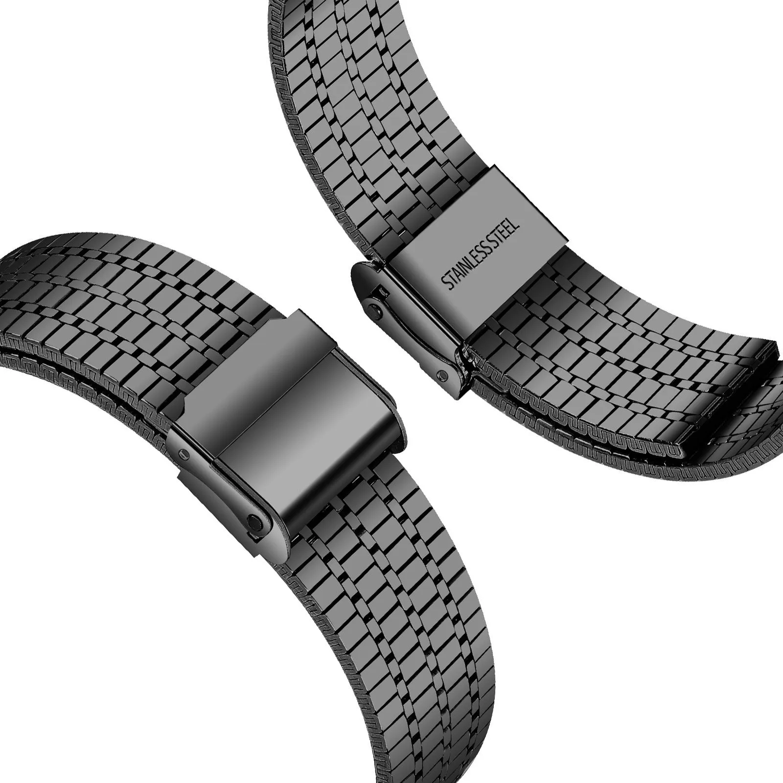 Amazfit GTS 2 Fine Steel Strap (Black)