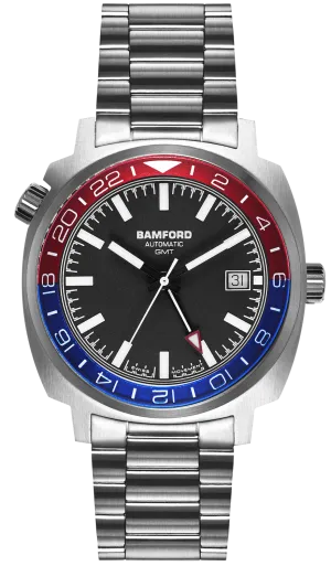 Bamford GMT Steel Red Blue Nightowl