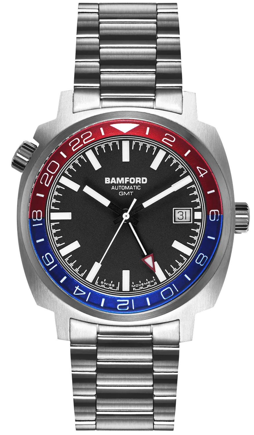 Bamford GMT Steel Red Blue Nightowl