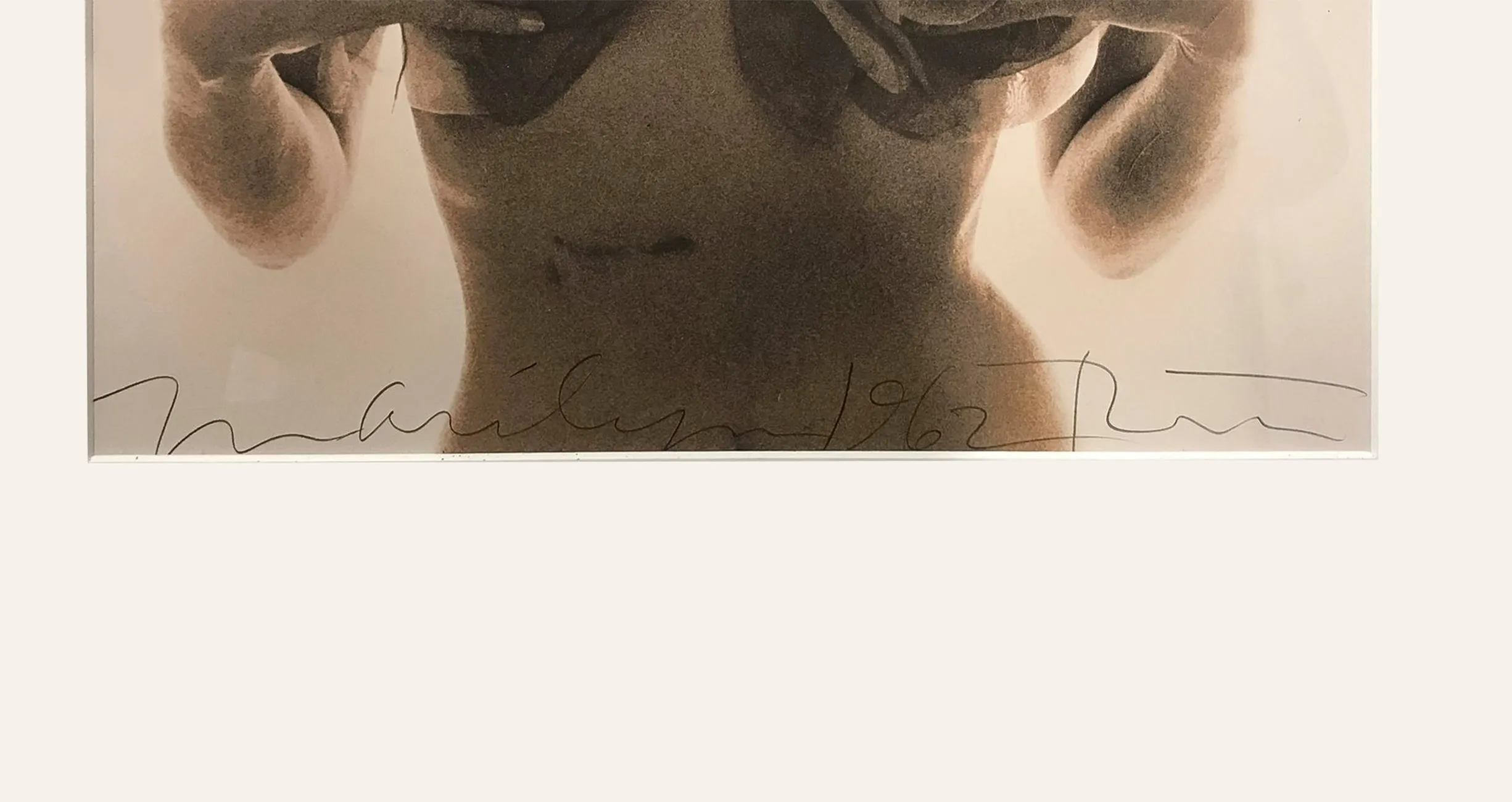 BERT STERN "Marilyn with Roses’" Signed Tinted Photograph, 2001- $60K APR w/CoA