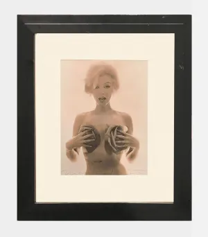 BERT STERN "Marilyn with Roses’" Signed Tinted Photograph, 2001- $60K APR w/CoA