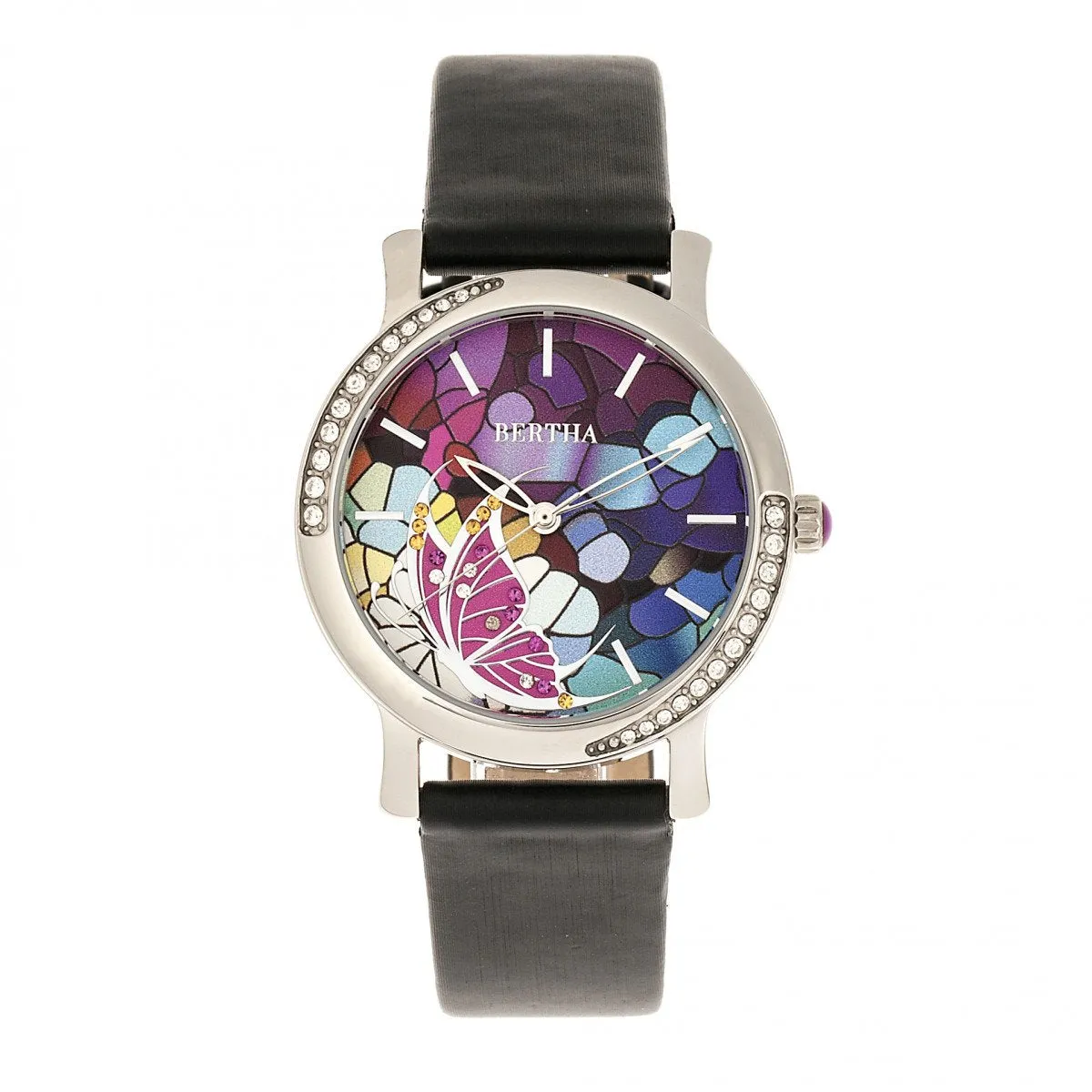Bertha Vanessa Leather Band Watch