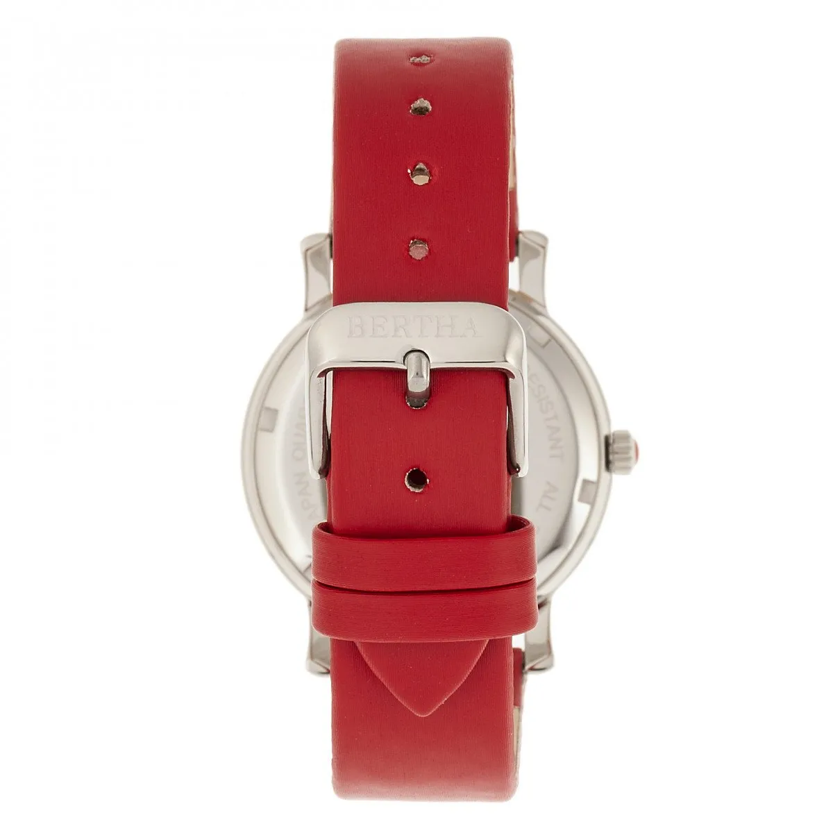 Bertha Vanessa Leather Band Watch