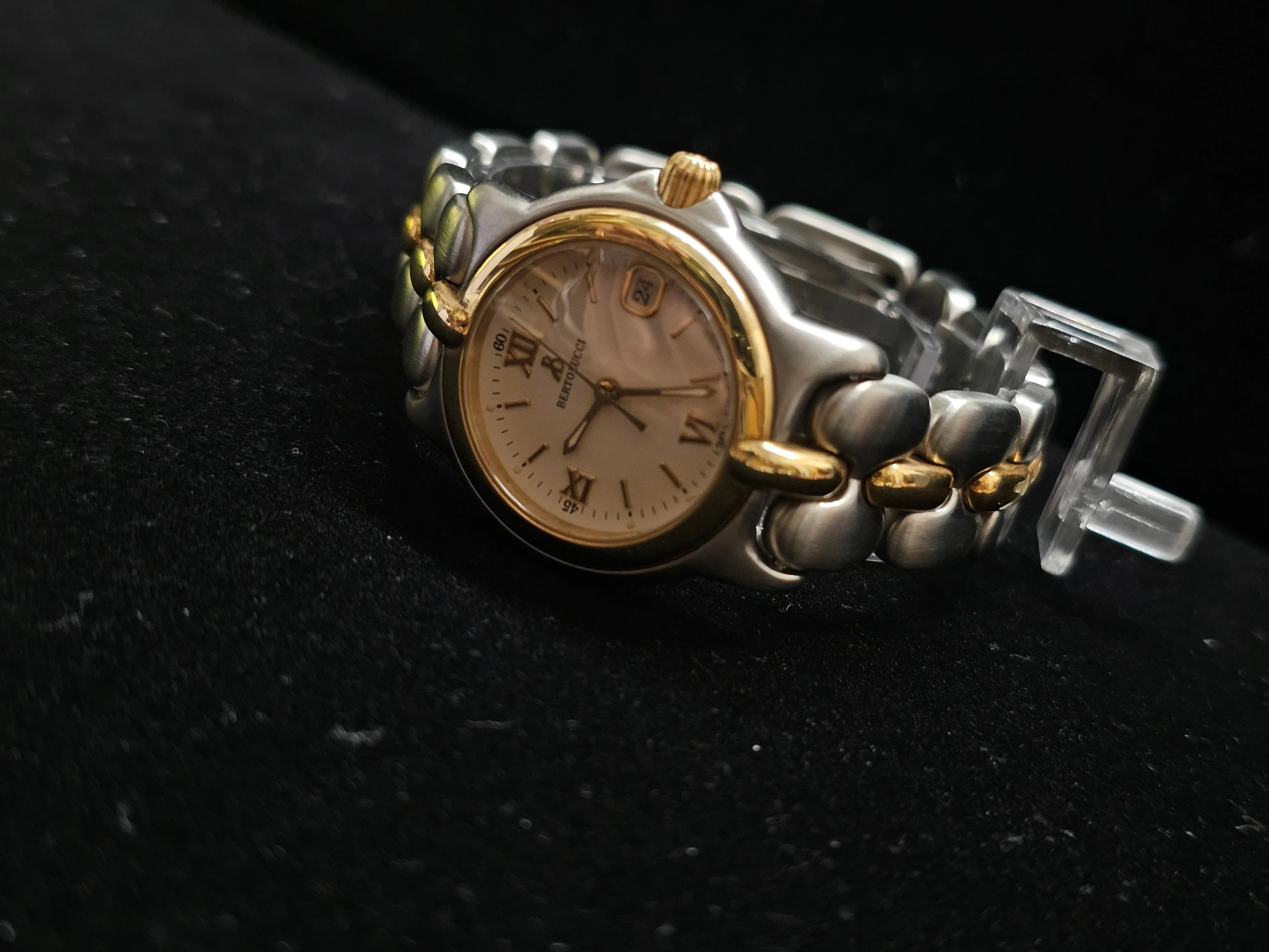 BERTOLUCCI Ref: 093 43A- 18K YG SS Unique Lady's Brand New Watch- $8K APR w/ COA