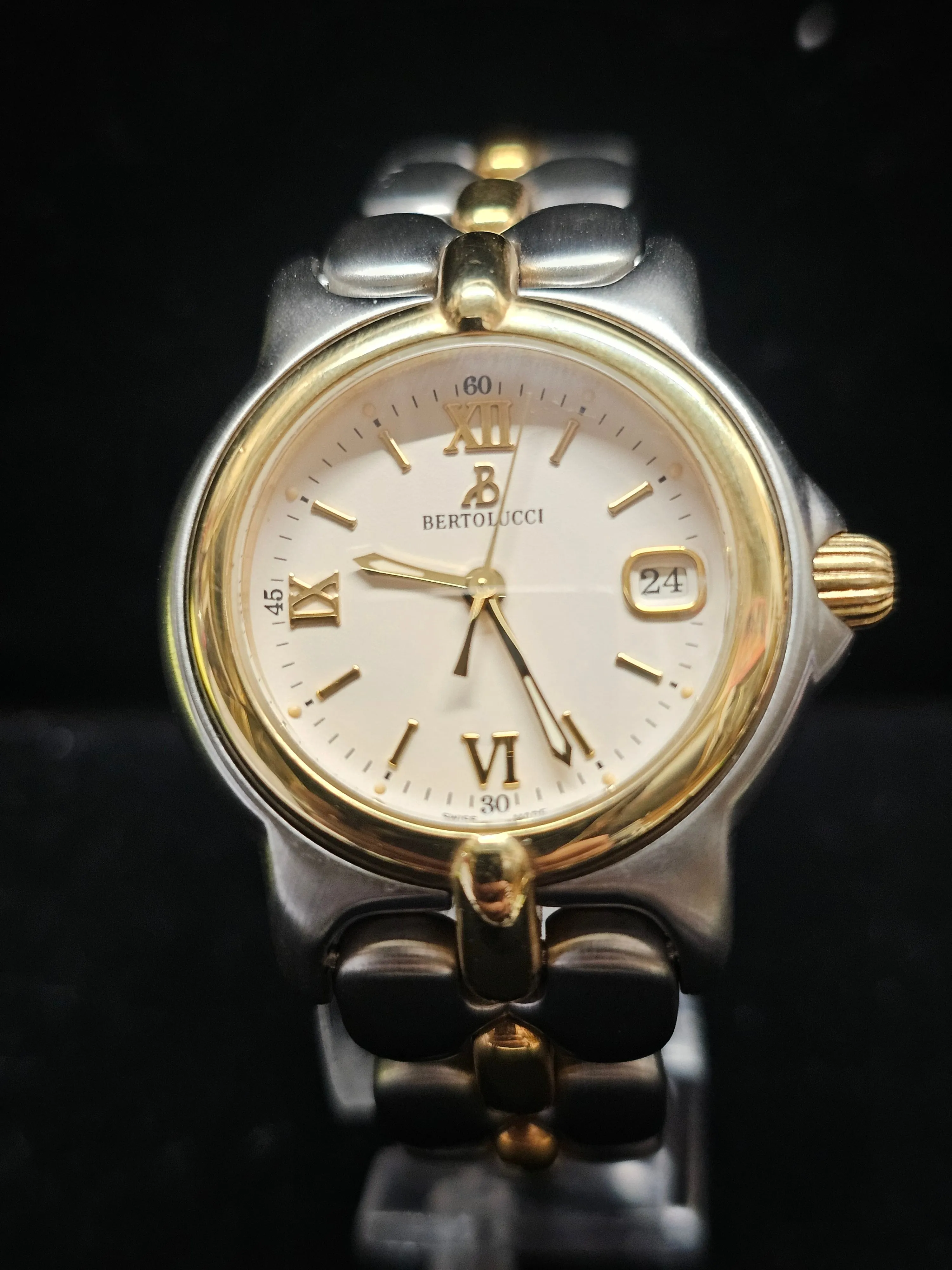 BERTOLUCCI Ref: 093 43A- 18K YG SS Unique Lady's Brand New Watch- $8K APR w/ COA