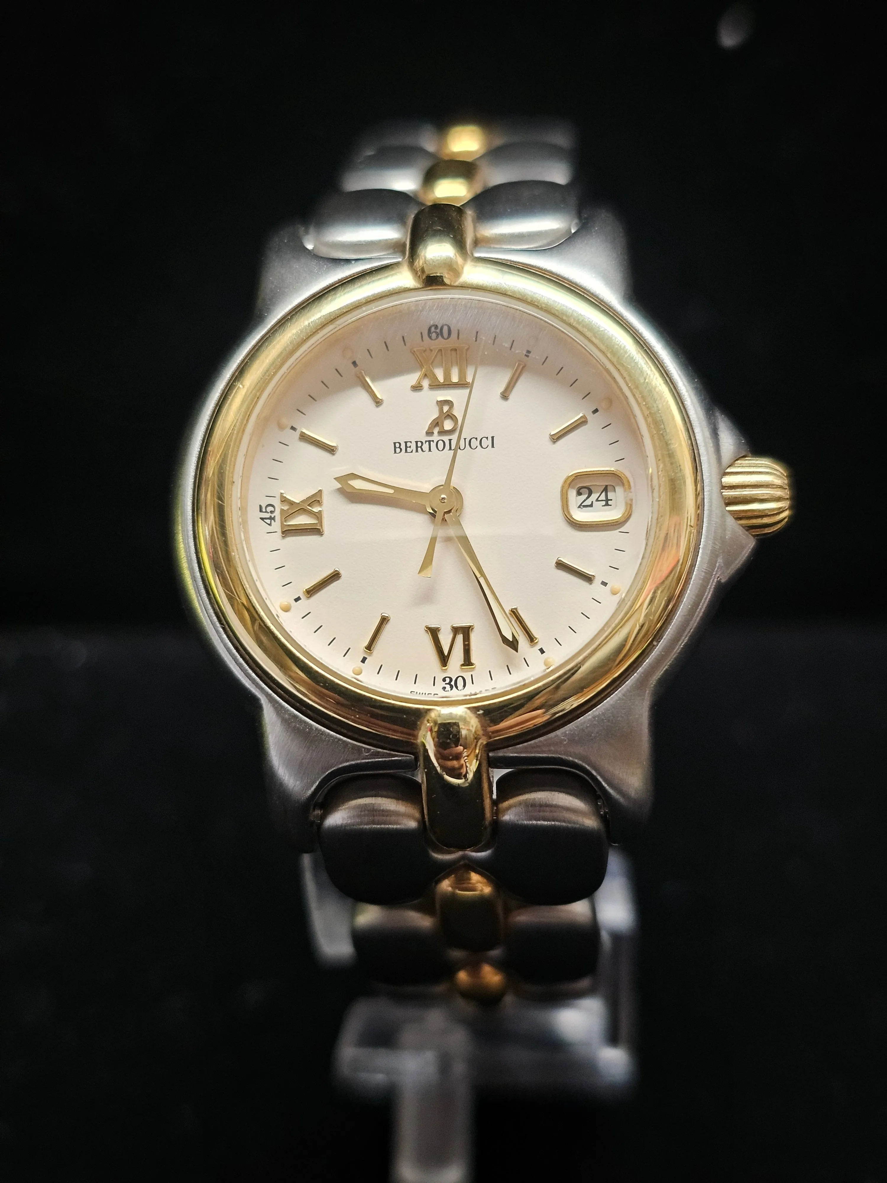 BERTOLUCCI Ref: 093 43A- 18K YG SS Unique Lady's Brand New Watch- $8K APR w/ COA