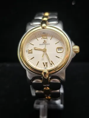 BERTOLUCCI Ref: 093 43A- 18K YG SS Unique Lady's Brand New Watch- $8K APR w/ COA