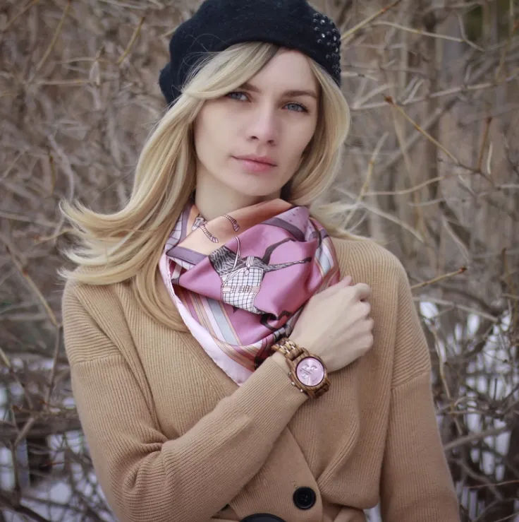 BOBO BIRD ZEBRAZO WOODEN WOMEN'S WATCH