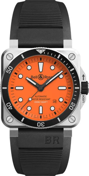 BR Watch BR 3 92 Diver ORSange Limited Edition