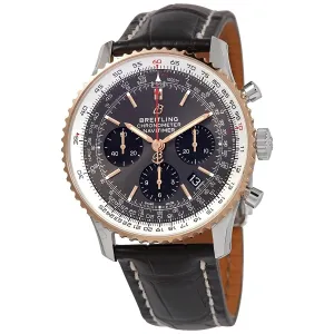 Breitling Navitimer 01 Chronograph Automatic Chronometer Stratos Grey Dial Men's Watch UB0121211F1P2