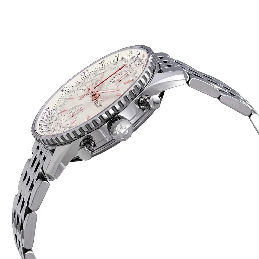 Breitling Navitimer 1 Chronograph Automatic Silver Dial Men's Watch A13324121G1A1