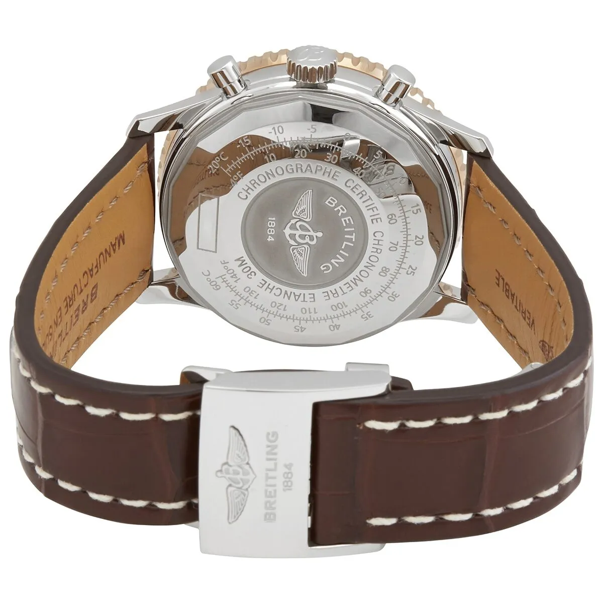 Breitling Navitimer Chronograph Automatic Chronometer Silver Dial Men's Watch U13324211G1P2