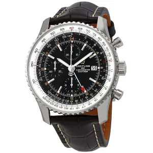 Breitling Navitimer GMT Chronograph Automatic 46 mm Alligator Men's Watch A24322121B2P1