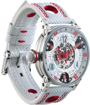 B.R.M Watch Golf Master GF7-38-SA-SQ-AR Ladies Red Hands