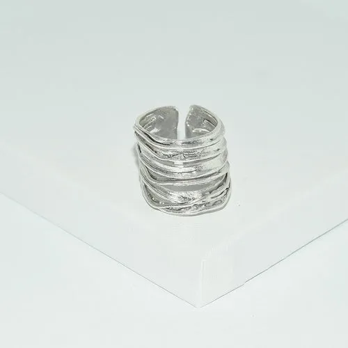 Brushed Ribbon Ring