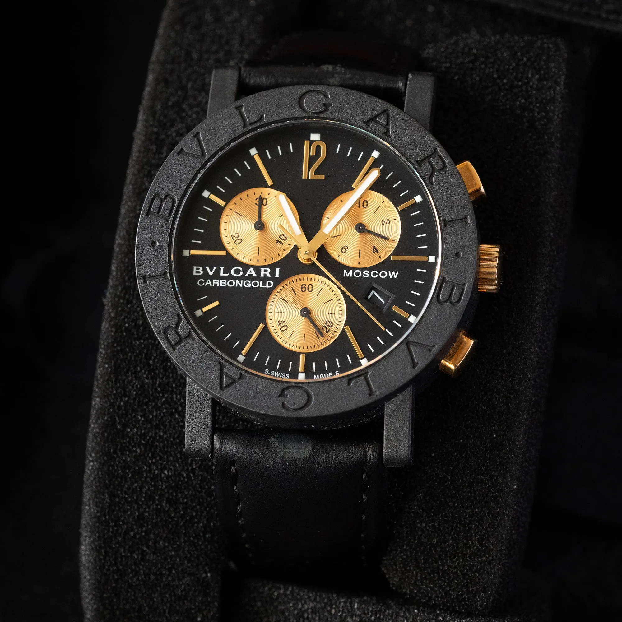 Bvlgari - Moscow Chrono Carbon Gold Limited Edition (784/999)